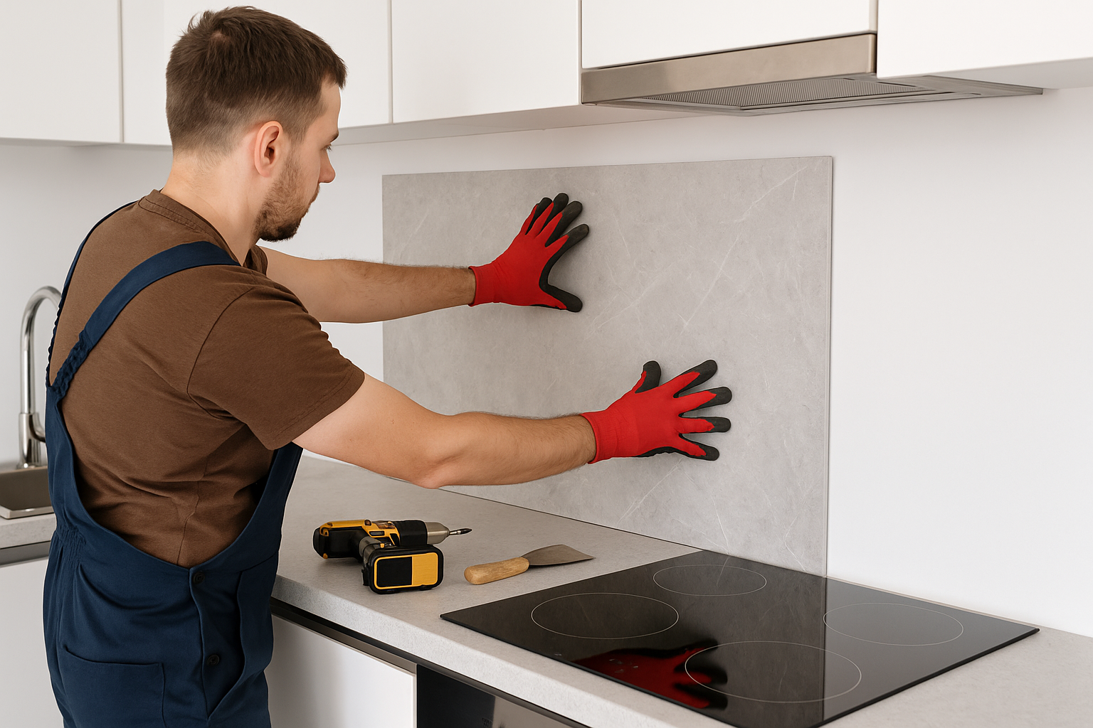 Keuken achterwand plaatsen