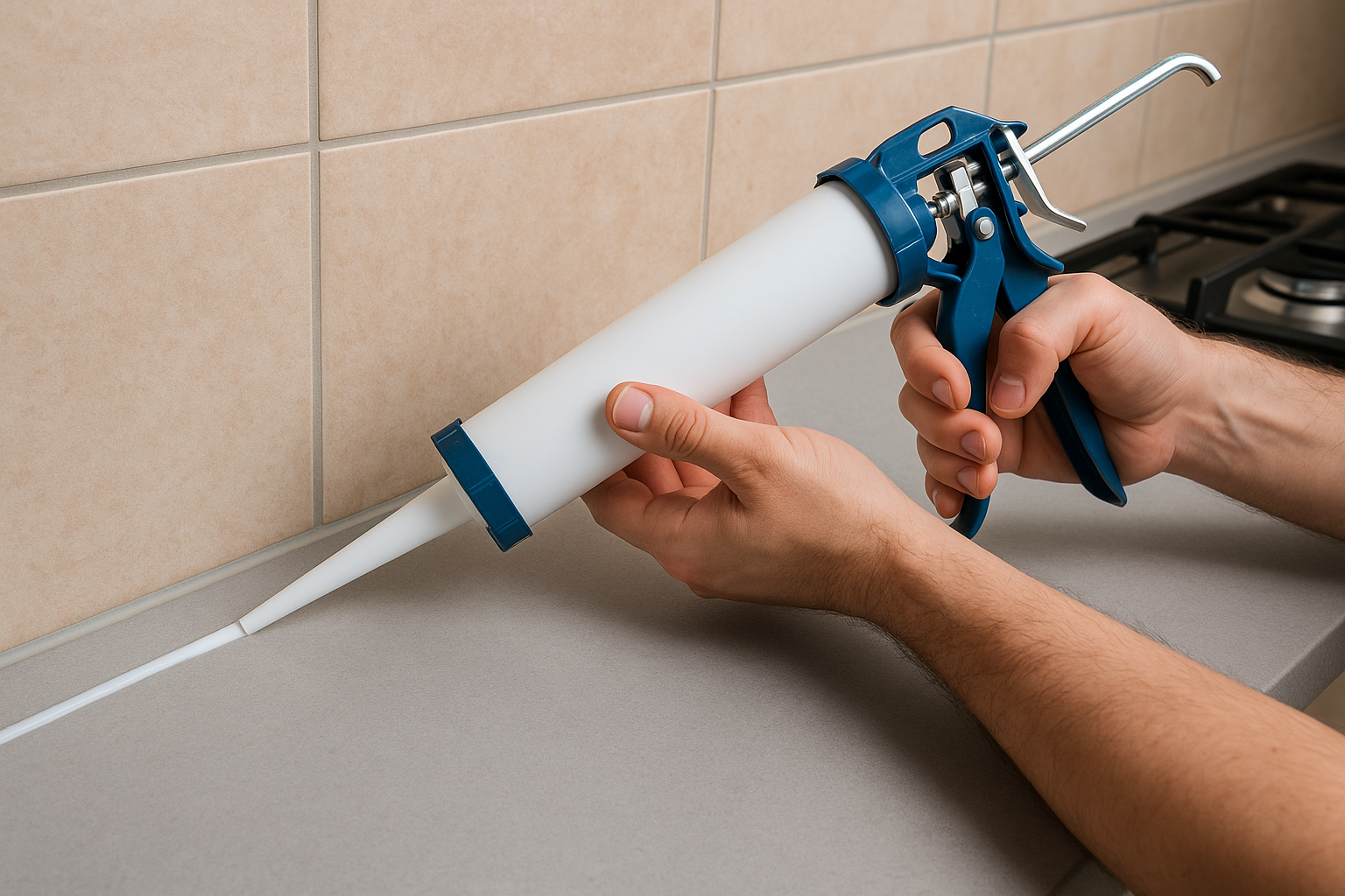 Achterwand keuken kitten