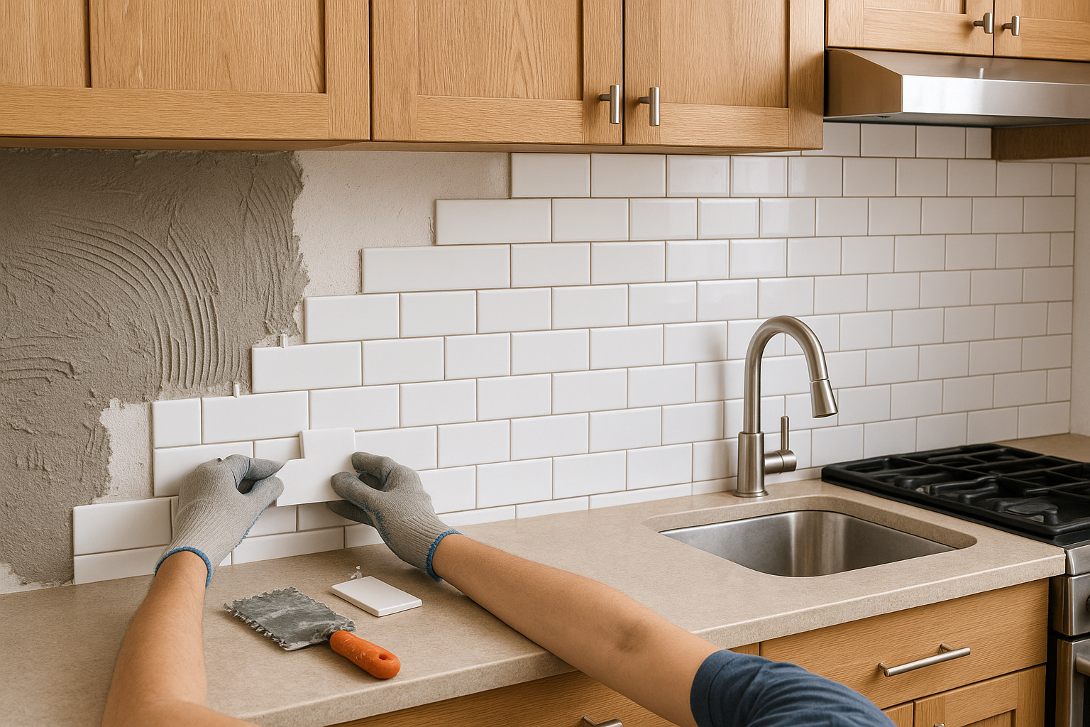 Achterwand keuken betegelen