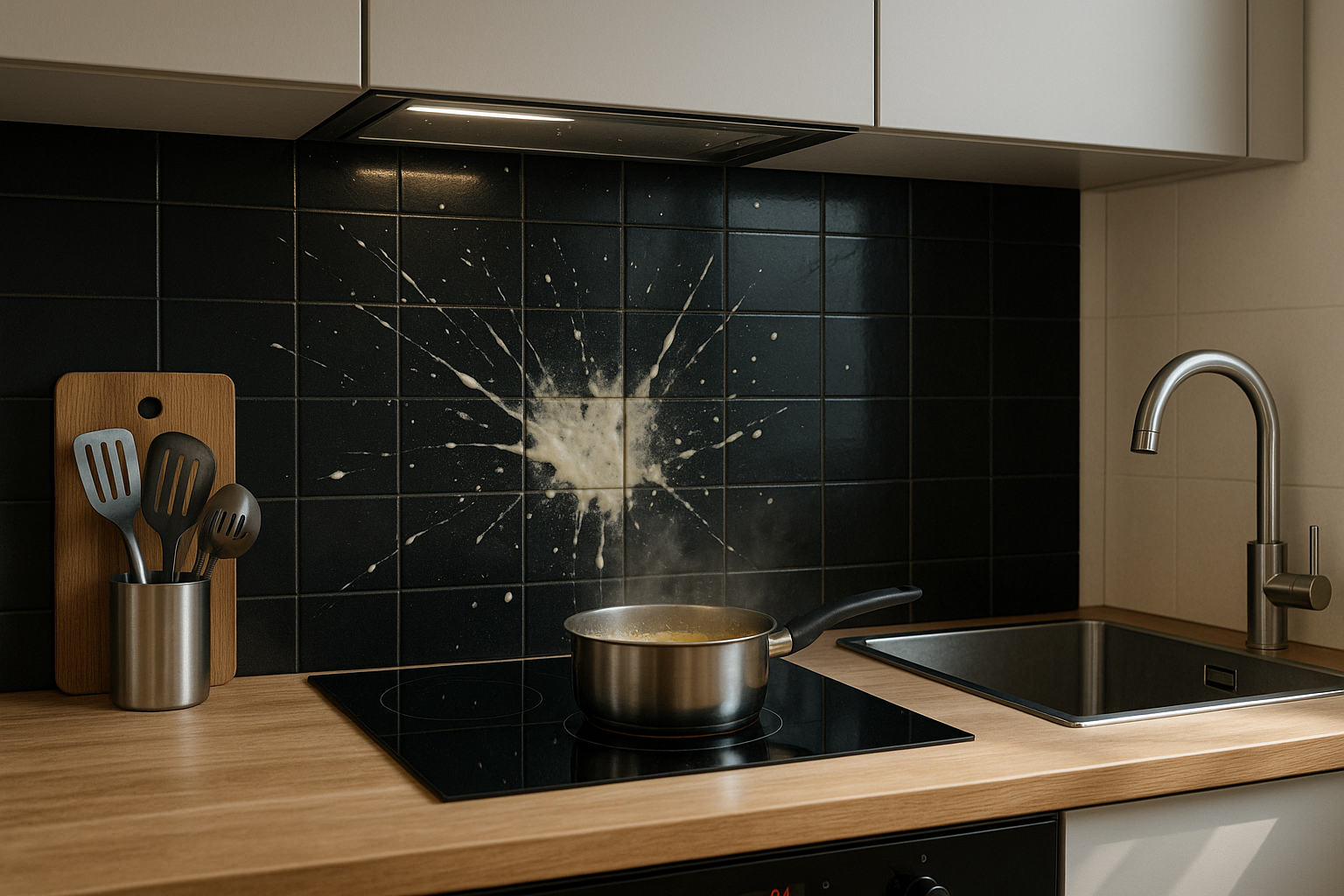 Spatscherm achterwand keuken