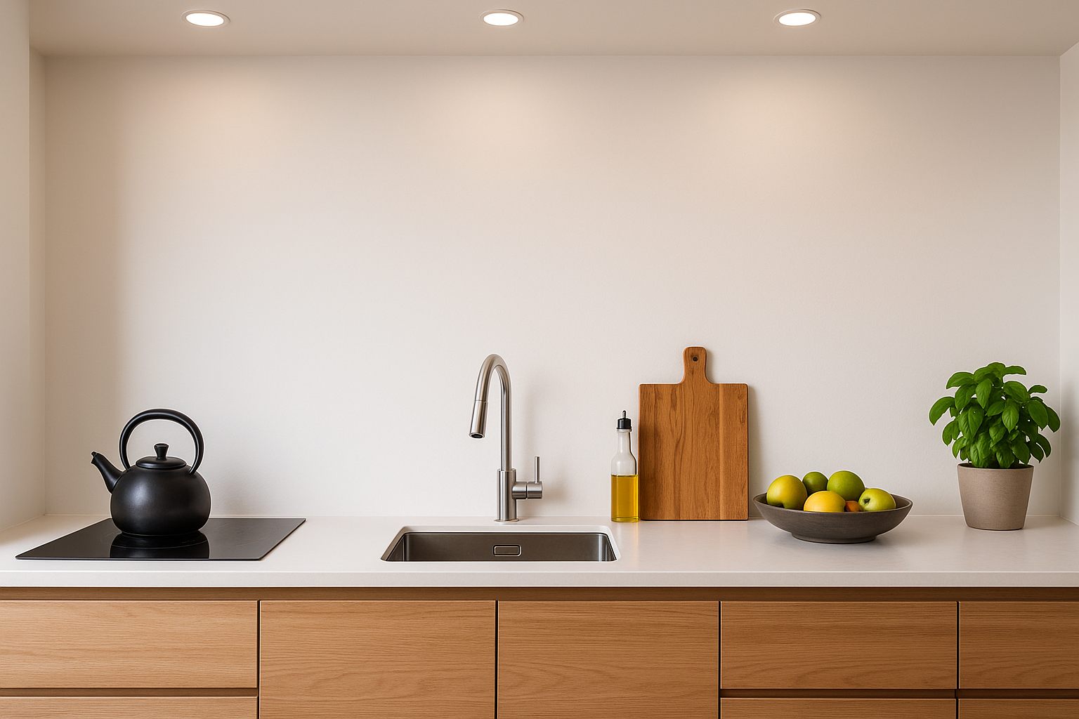 Keuken zonder achterwand