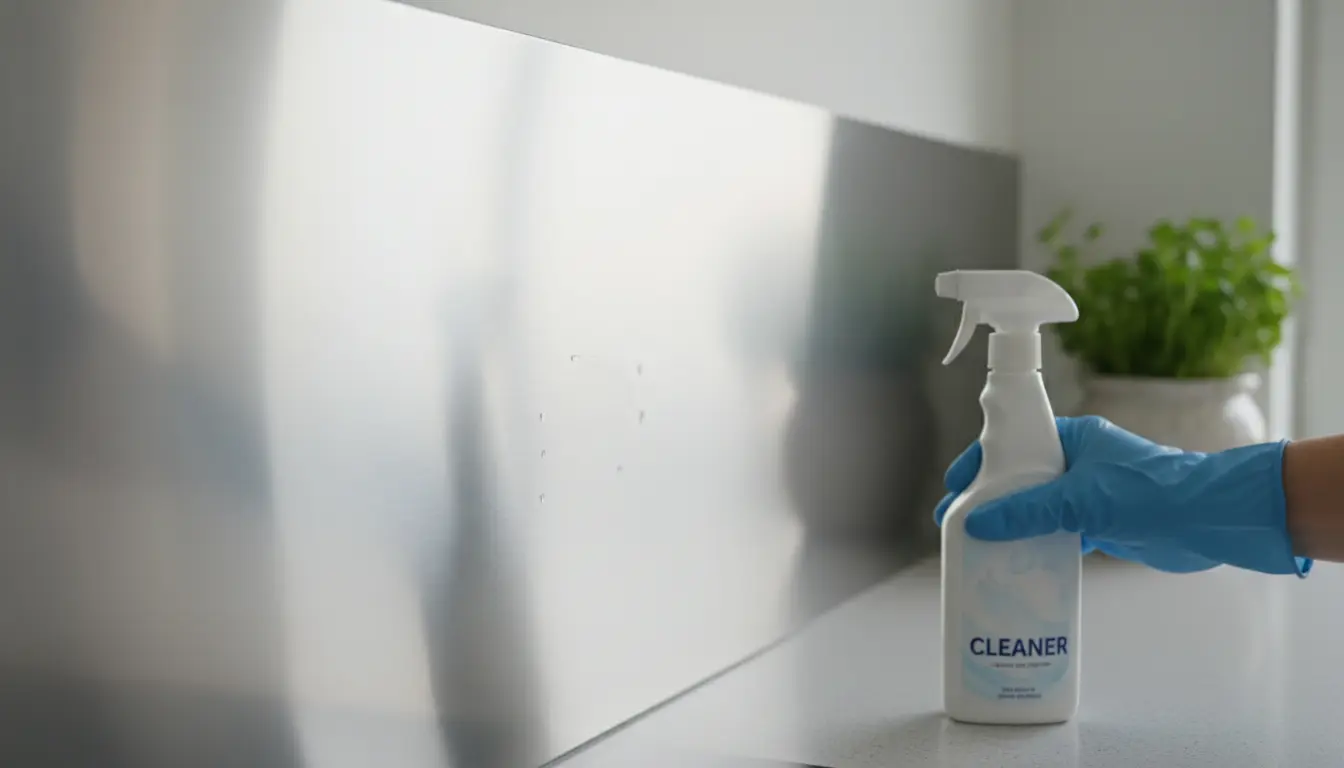 Rvs achterwand keuken schoonmaken