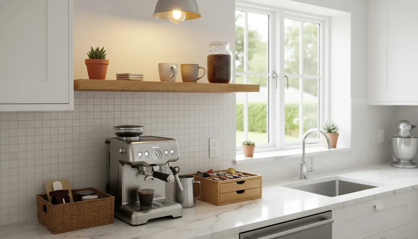 Koffiehoekje keuken inspiratie