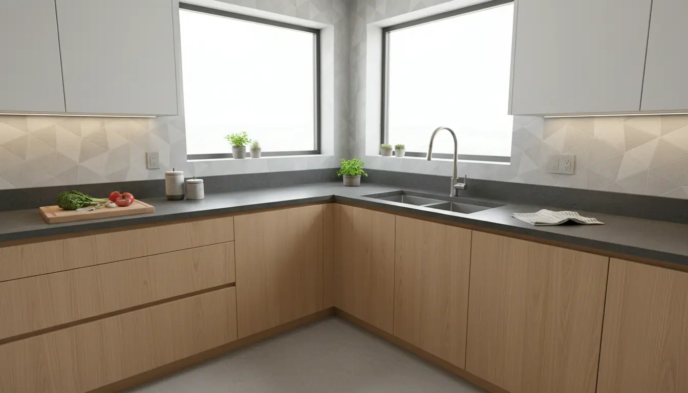 Spoelbak hoek keuken