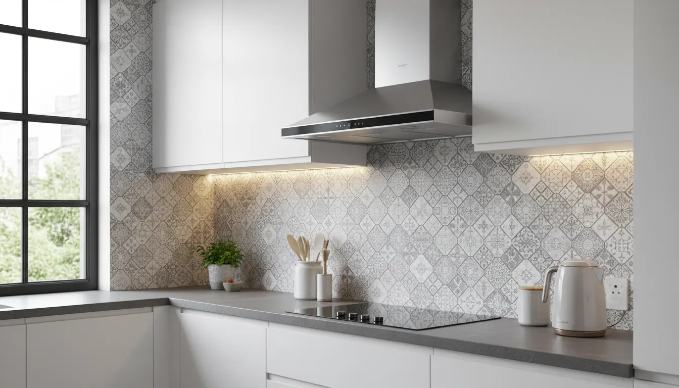 Pvc tegels achterwand keuken