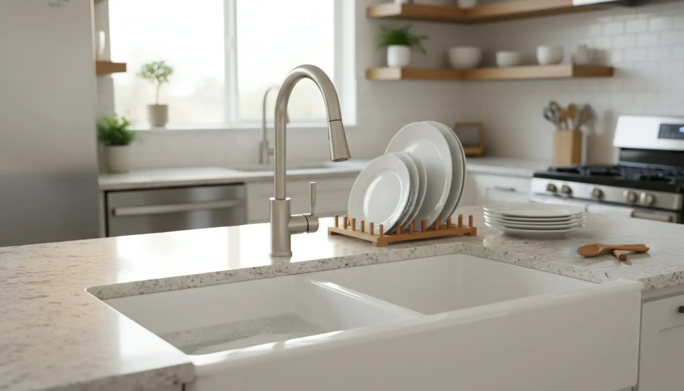 Keramische spoelbak keuken