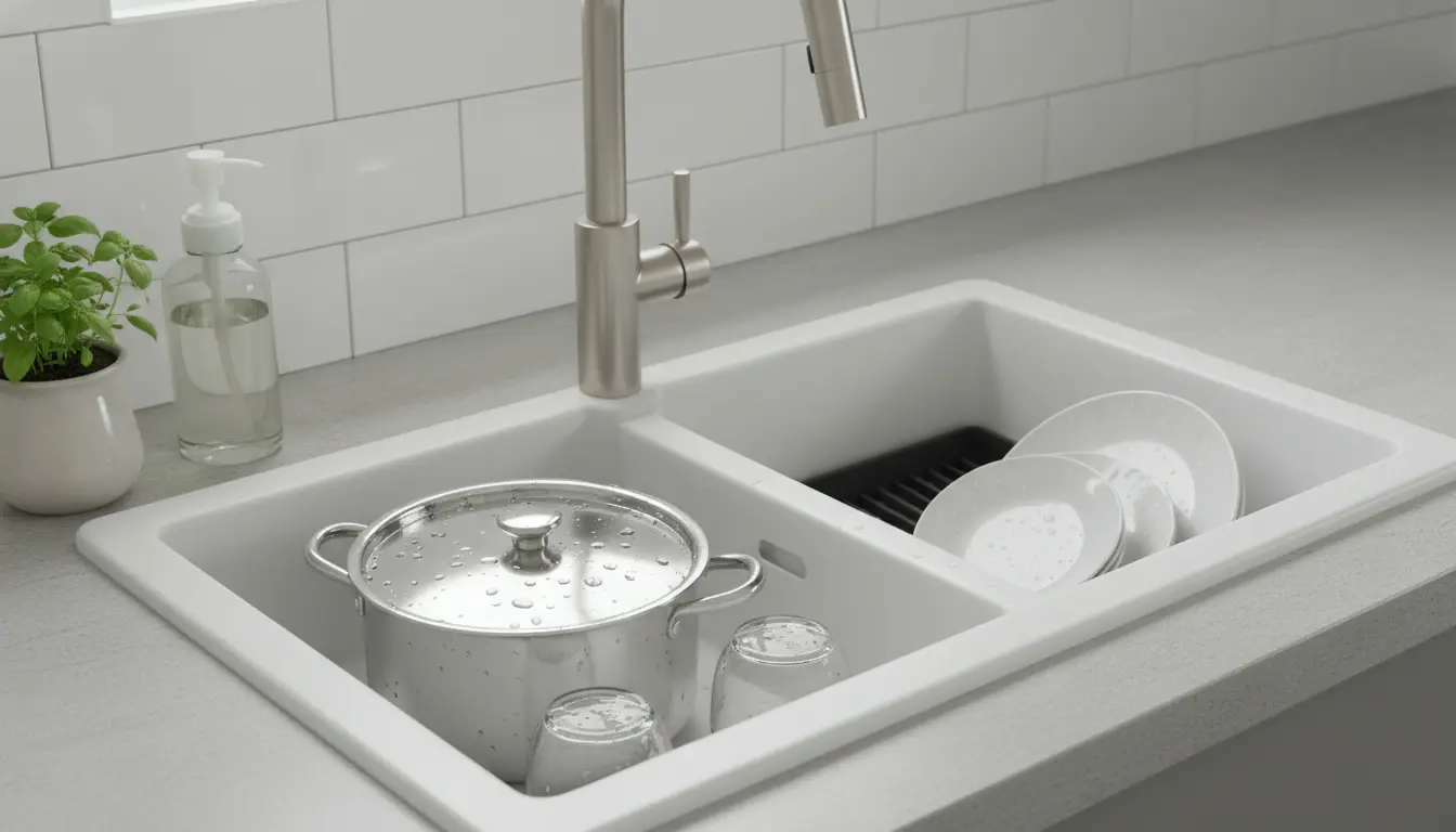 Kunststof spoelbak keuken