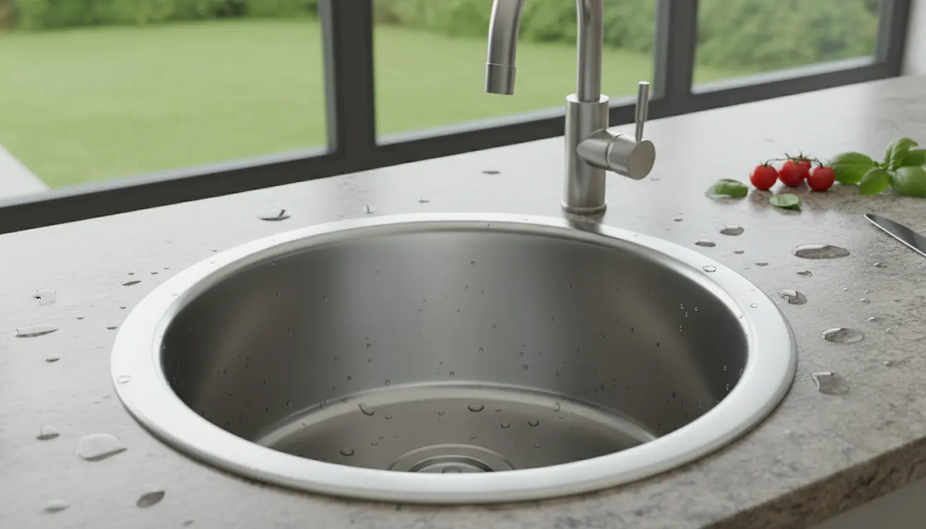 Ronde spoelbak keuken