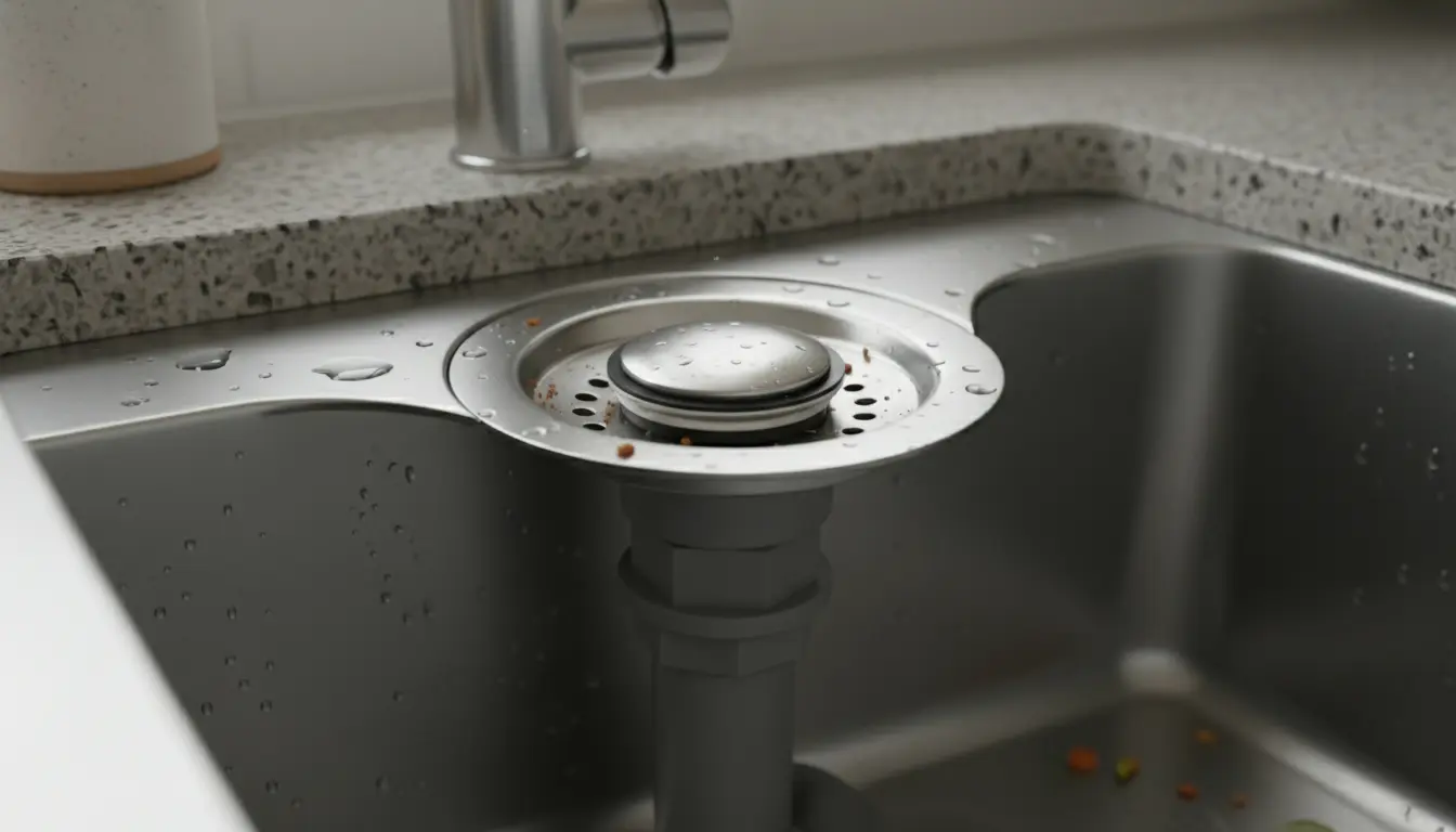 Afvoerplug spoelbak keuken