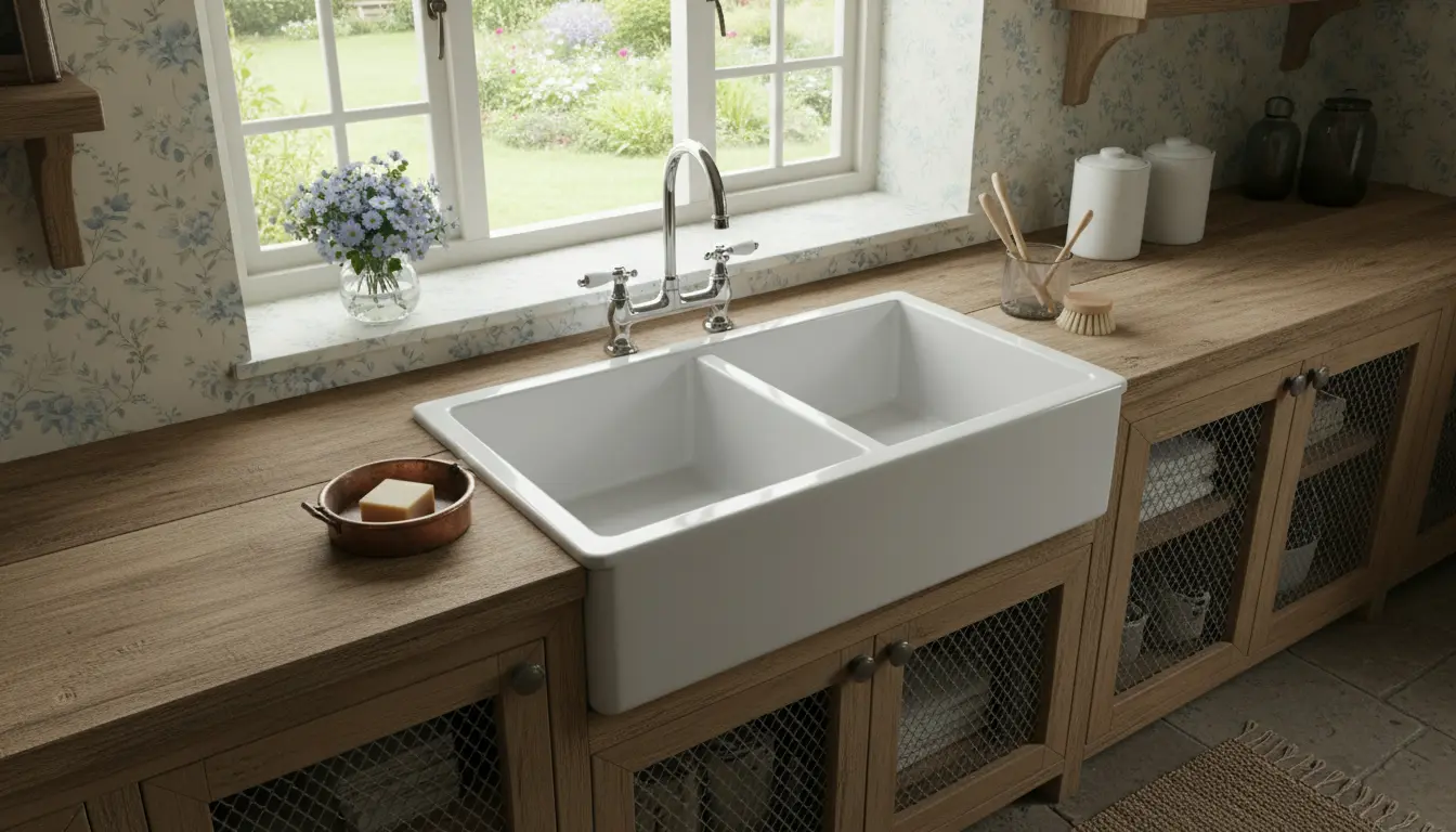 Nostalgische spoelbak keuken