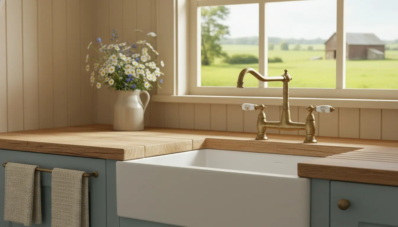 Landelijke kraan keuken