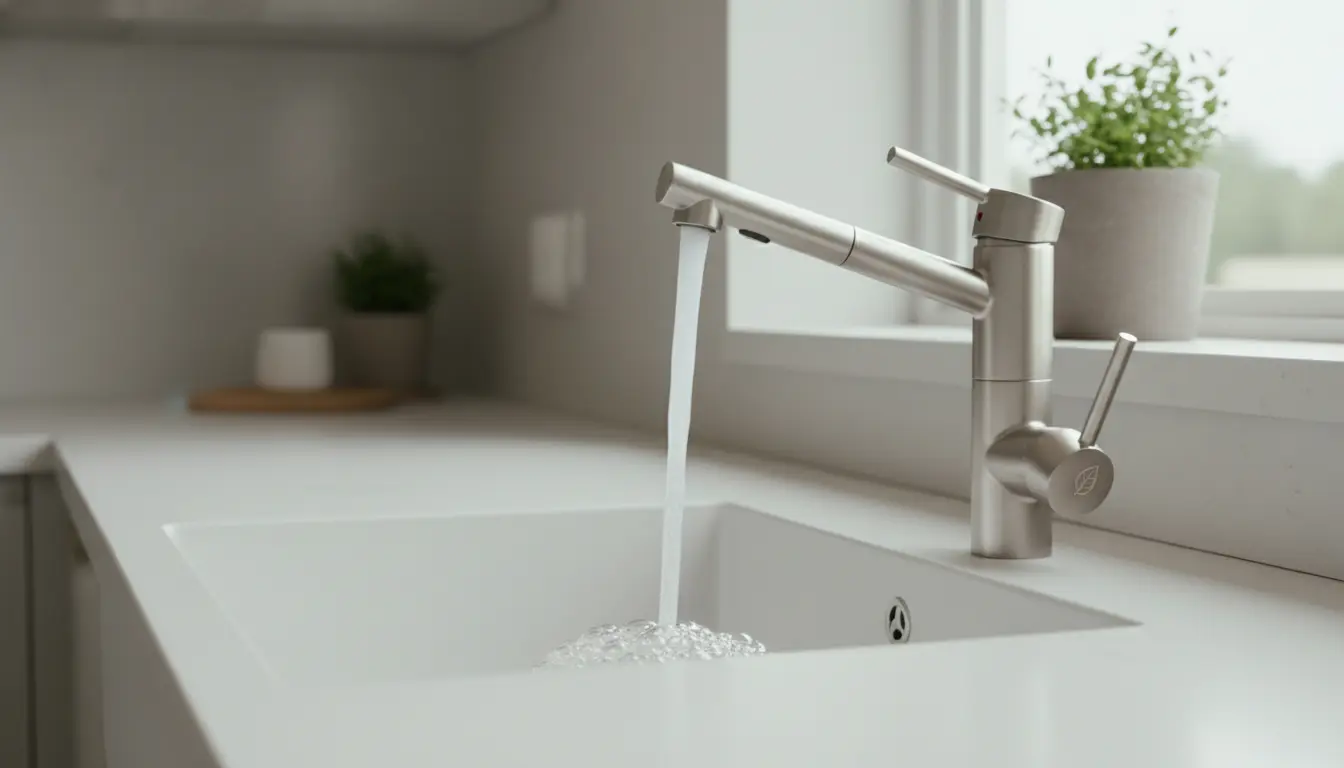 Waterbesparende kraan keuken