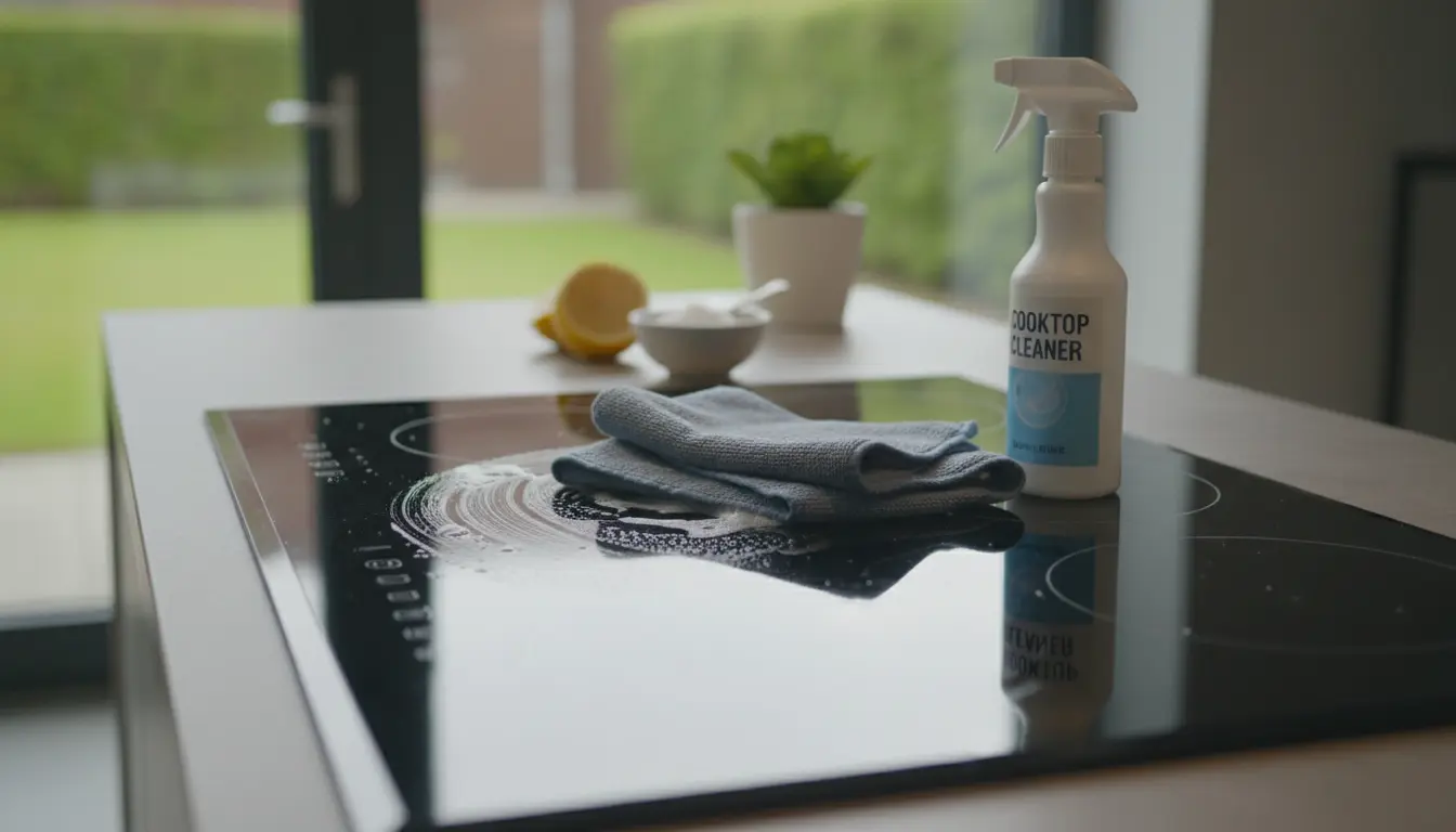 Inductie kookplaat schoonmaken
