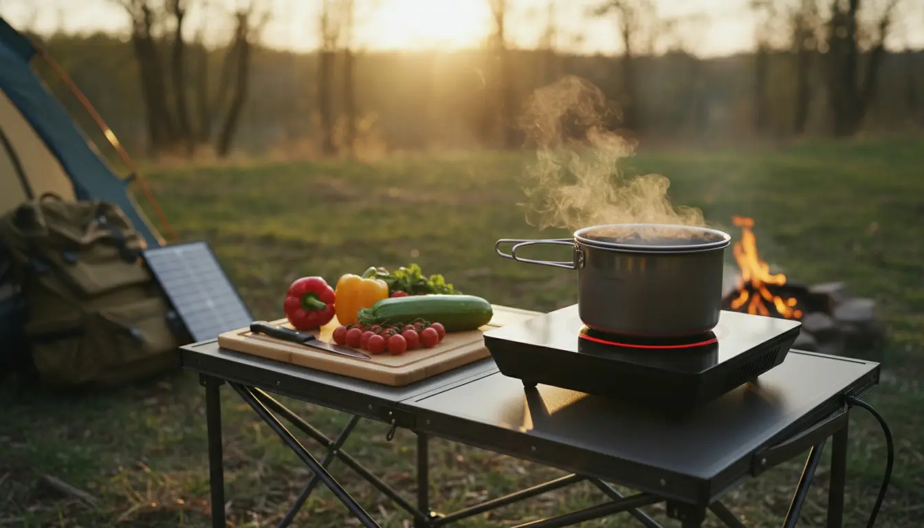 Inductie kookplaat camping