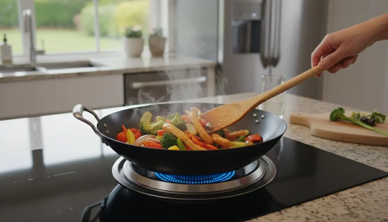 Inductie kookplaat wok