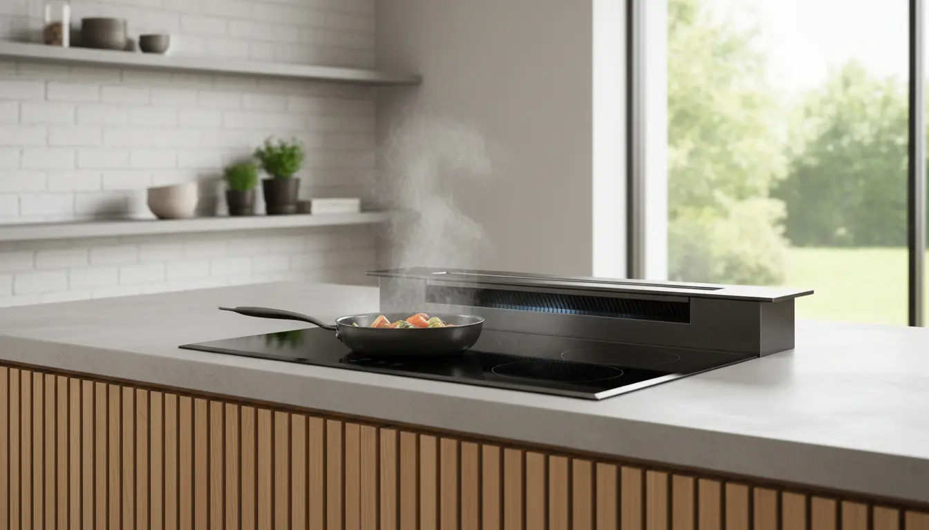 Inductie kookplaat met afzuiging outlet: topdeals nu
