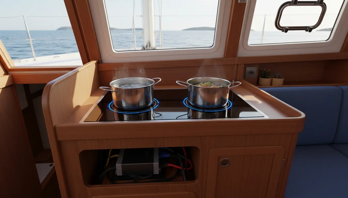 Inductie kookplaat boot kopen: veilig koken aan boord