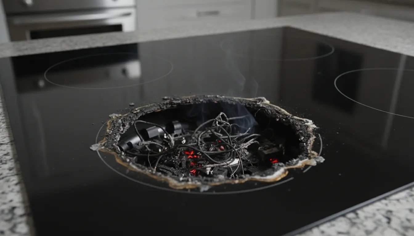 Inductie kookplaat doorgebrand? Snel veilig opgelost