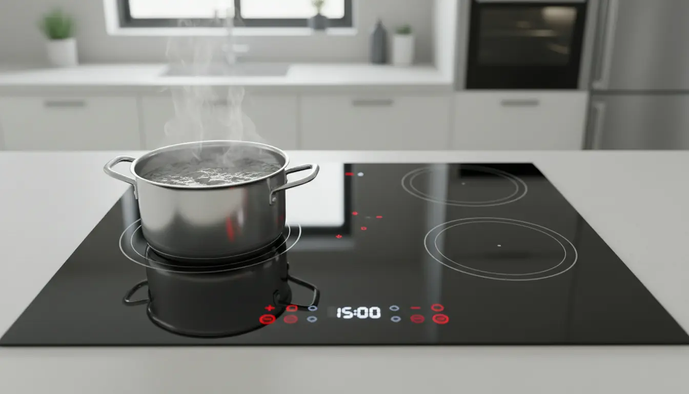 Inductie kookplaat met timer: veilig koken zonder stress