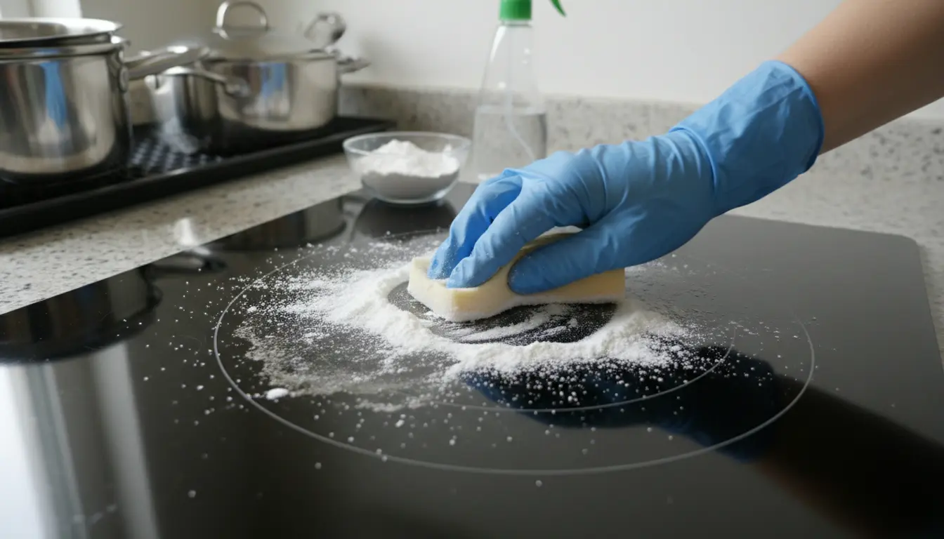 Inductie kookplaat schoonmaken met soda? Kies veilig