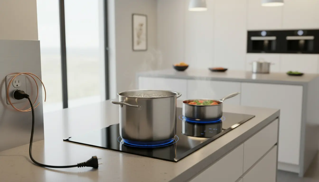 Elektrische kookplaat gewoon stopcontact