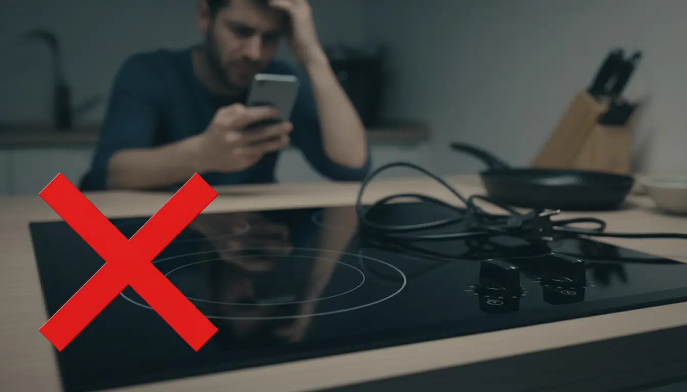 Elektrische kookplaat doet het niet