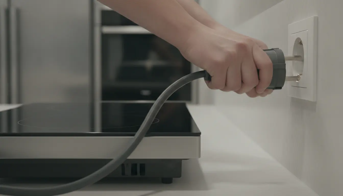 Elektrische kookplaat aansluiten met stekker