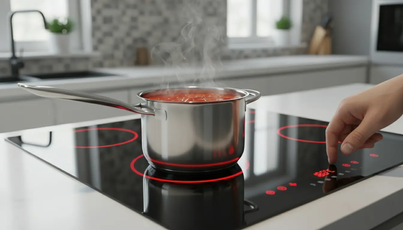 Elektrische kookplaat temperatuur