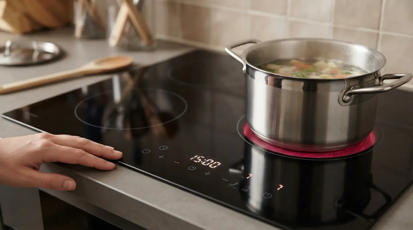 Elektrische kookplaat timer