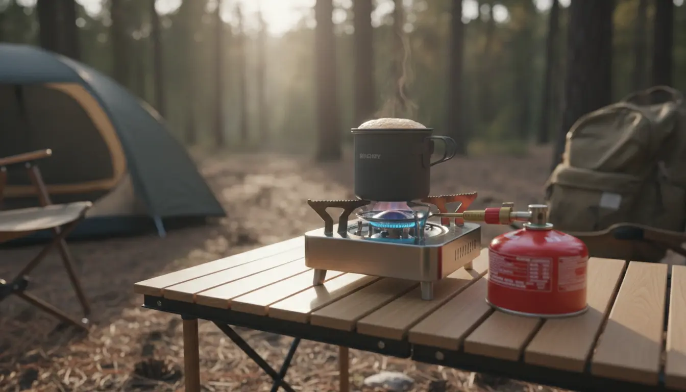 Gas kookplaat camping